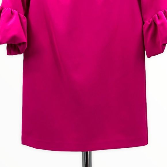 Milly Minis Fuchsia Fernanda Ruffle Sleeve Dress - Picture 3 of 11